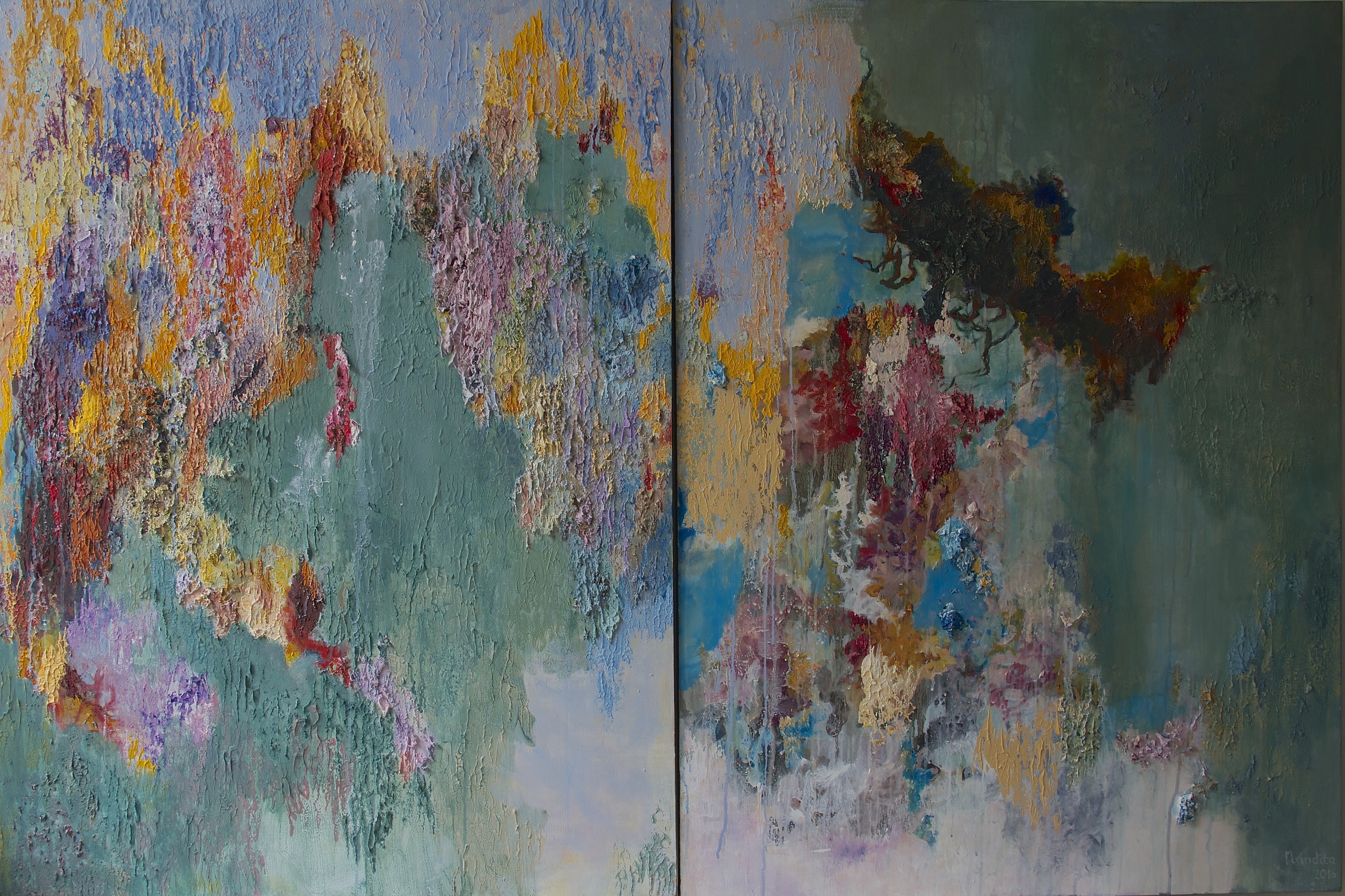 In the Balance of Heaviness - Diptych