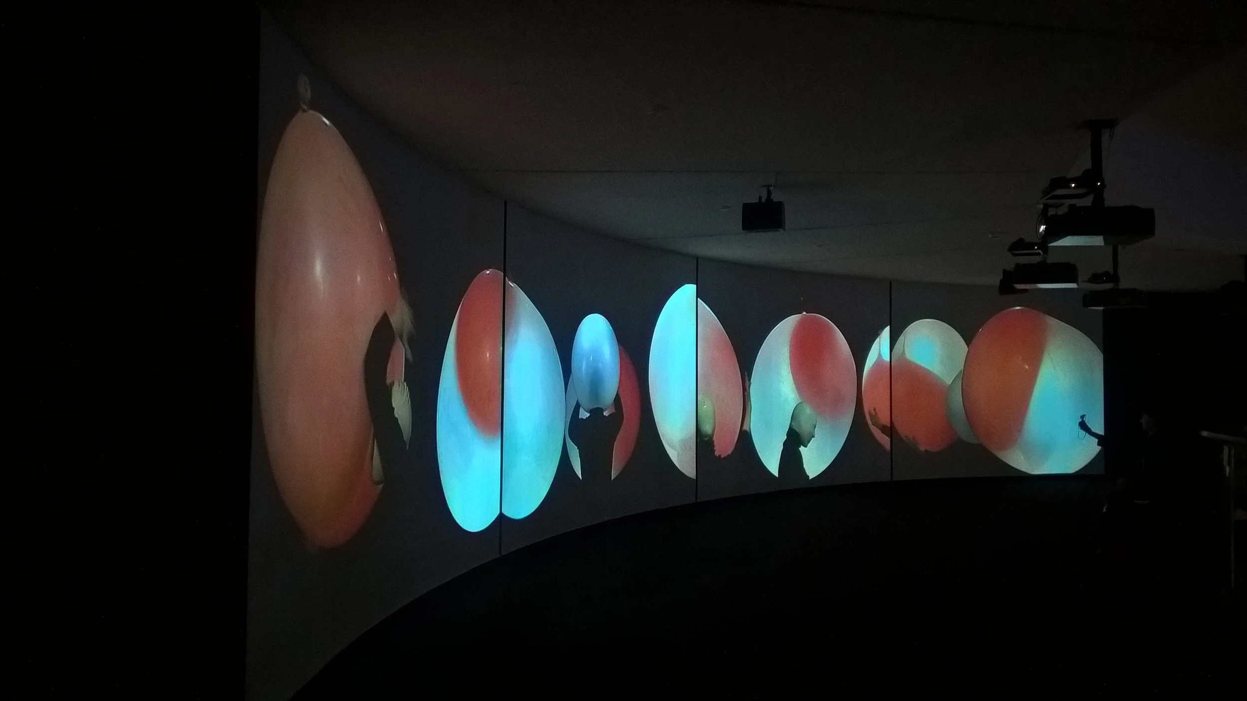 Nikos Navridis, Looking for a Place, 1999. Four-channel video projection, color, sound 17:24 min. Fridericianum , Kassel