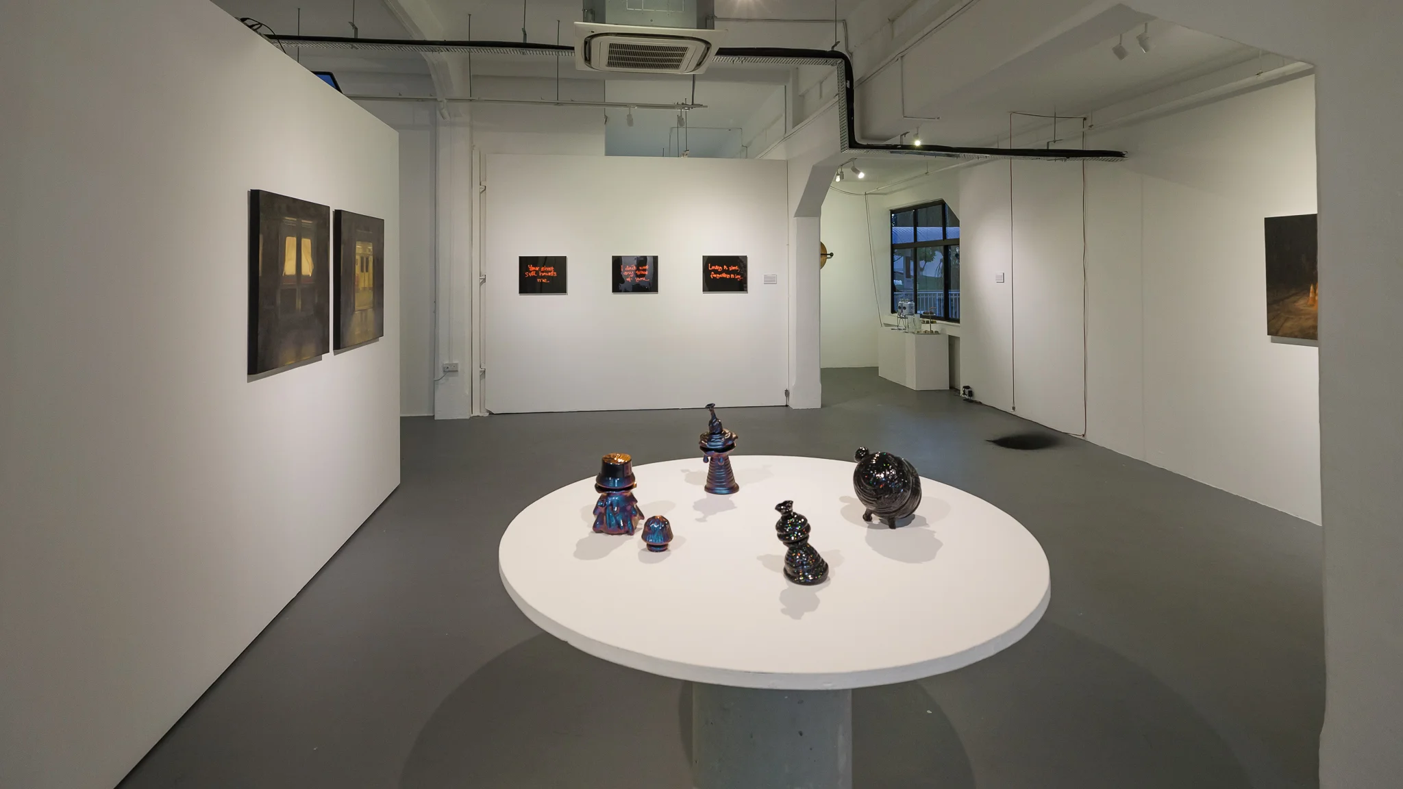 Installation view of 2018 UNTAPPED