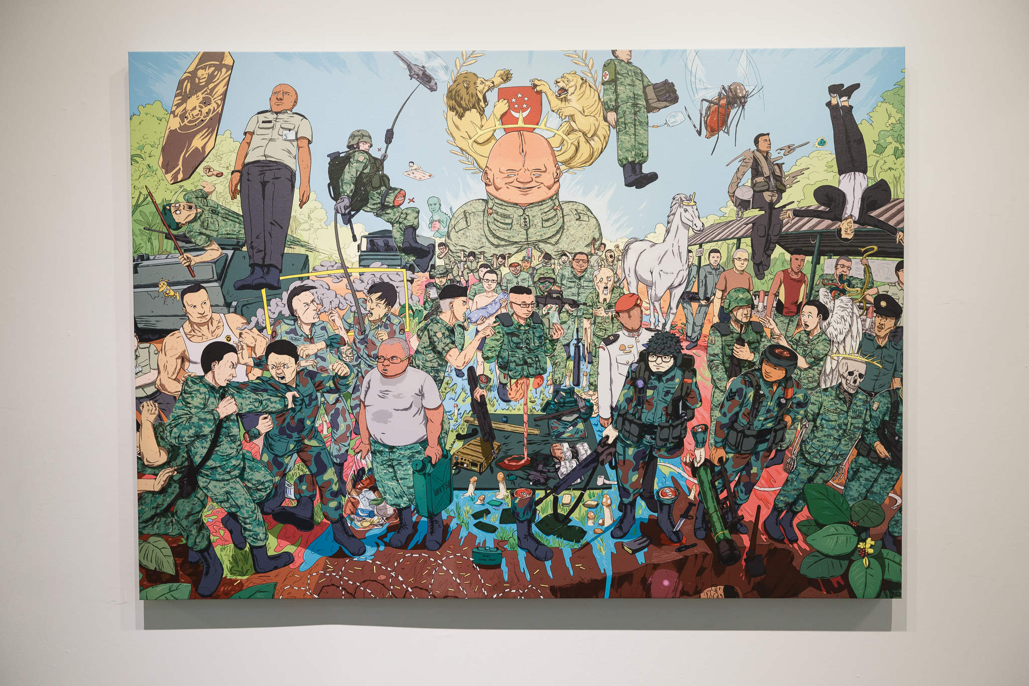 Dan Wong, Ennesseff (NSF), 2018, Digital print on archival canvas, 100 x 140 cm