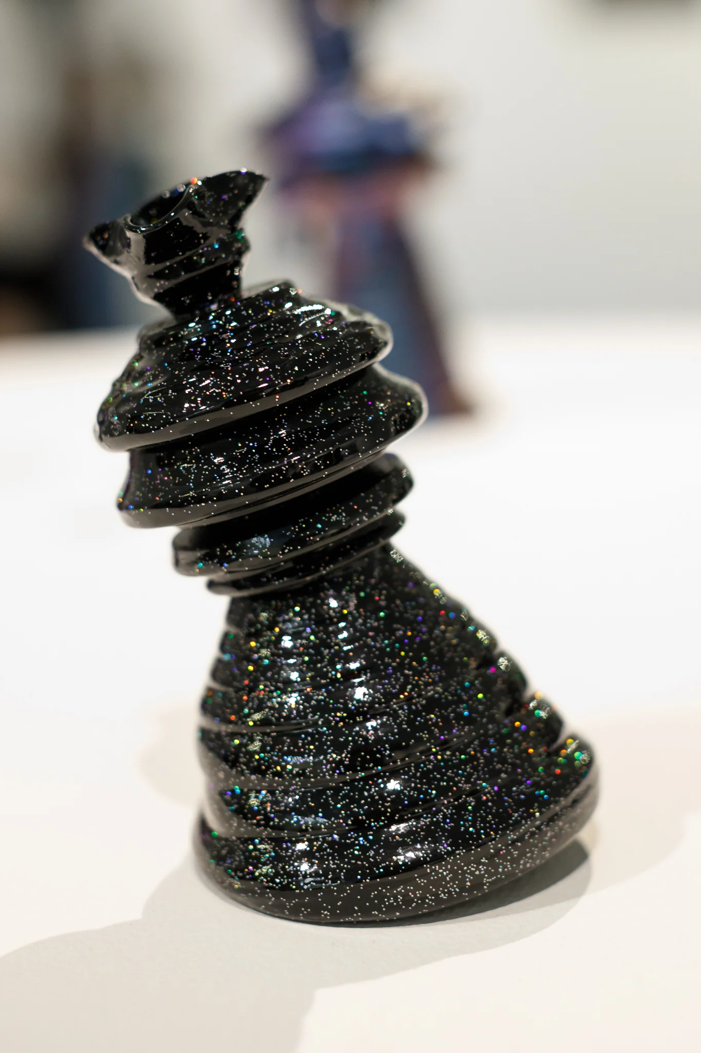 Zestro Leow, Extraterrestrial, 2018, Ceramic with automotive paint, 16 x 11 x 10 cm