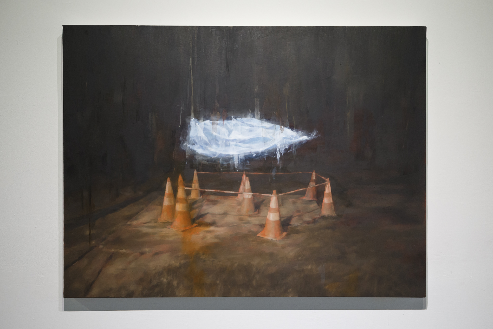 Joel Seow, Blue Moon, 2018, Oil on canvas, 76 x 102 cm