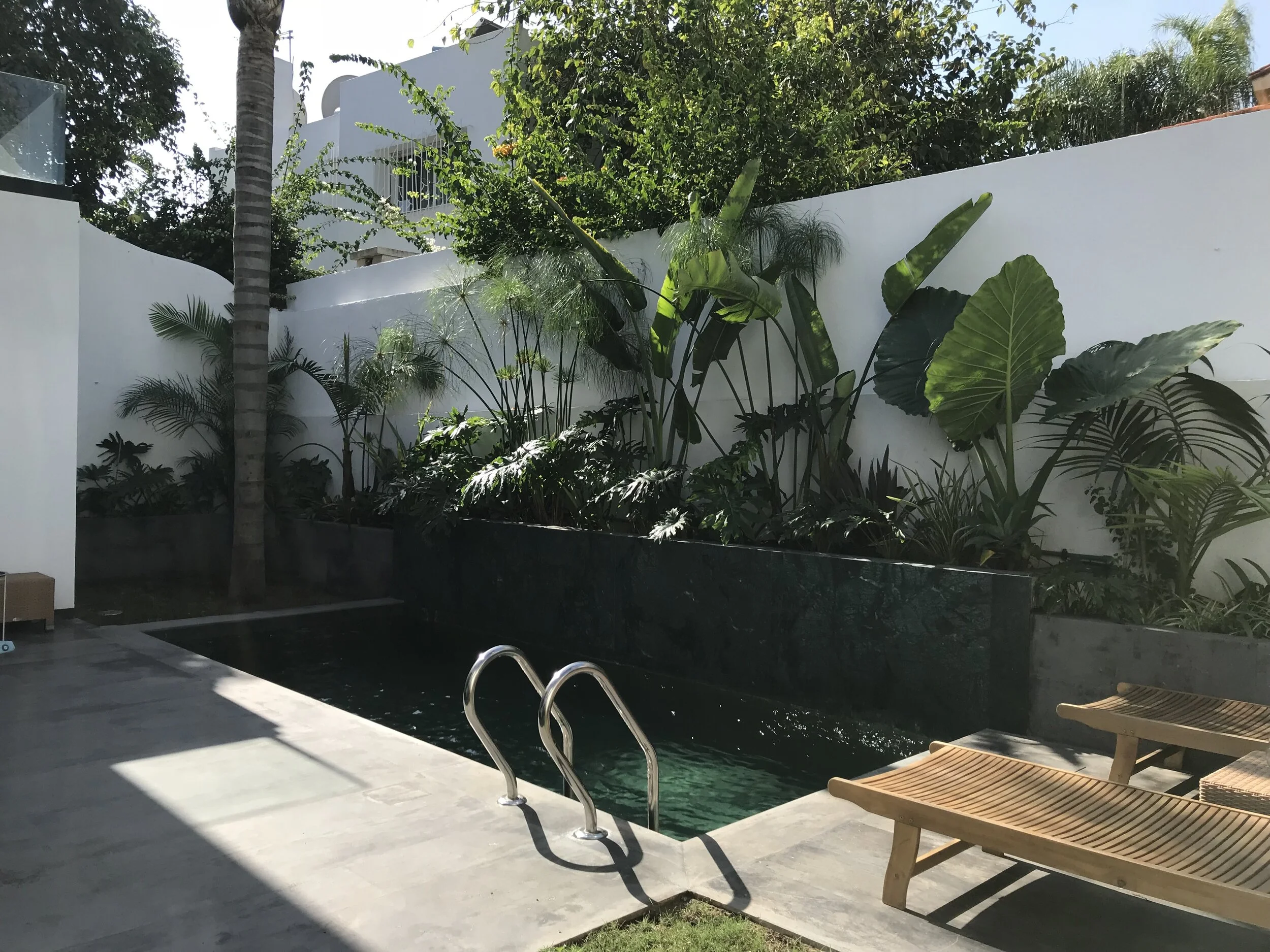 Piscine Marbre Guatemala Terrasse