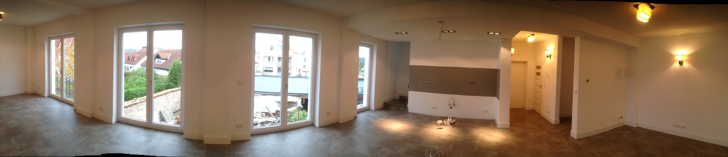 Offene Küche in großzügiger Loftwohung Frankfurt