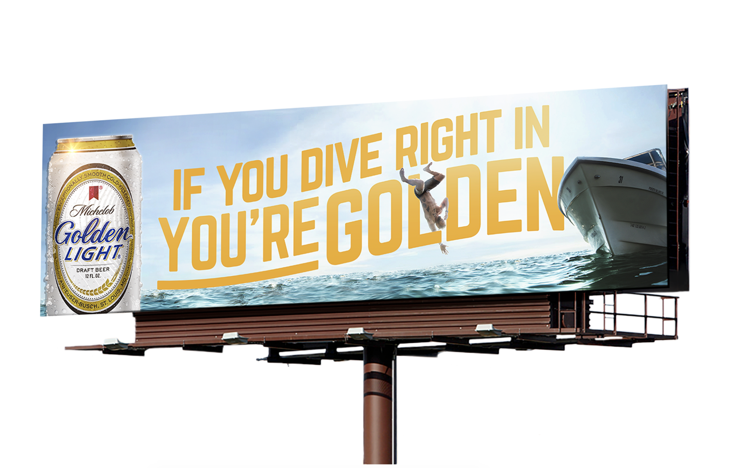  Michelob Golden Light Approved Concept | Billboard 