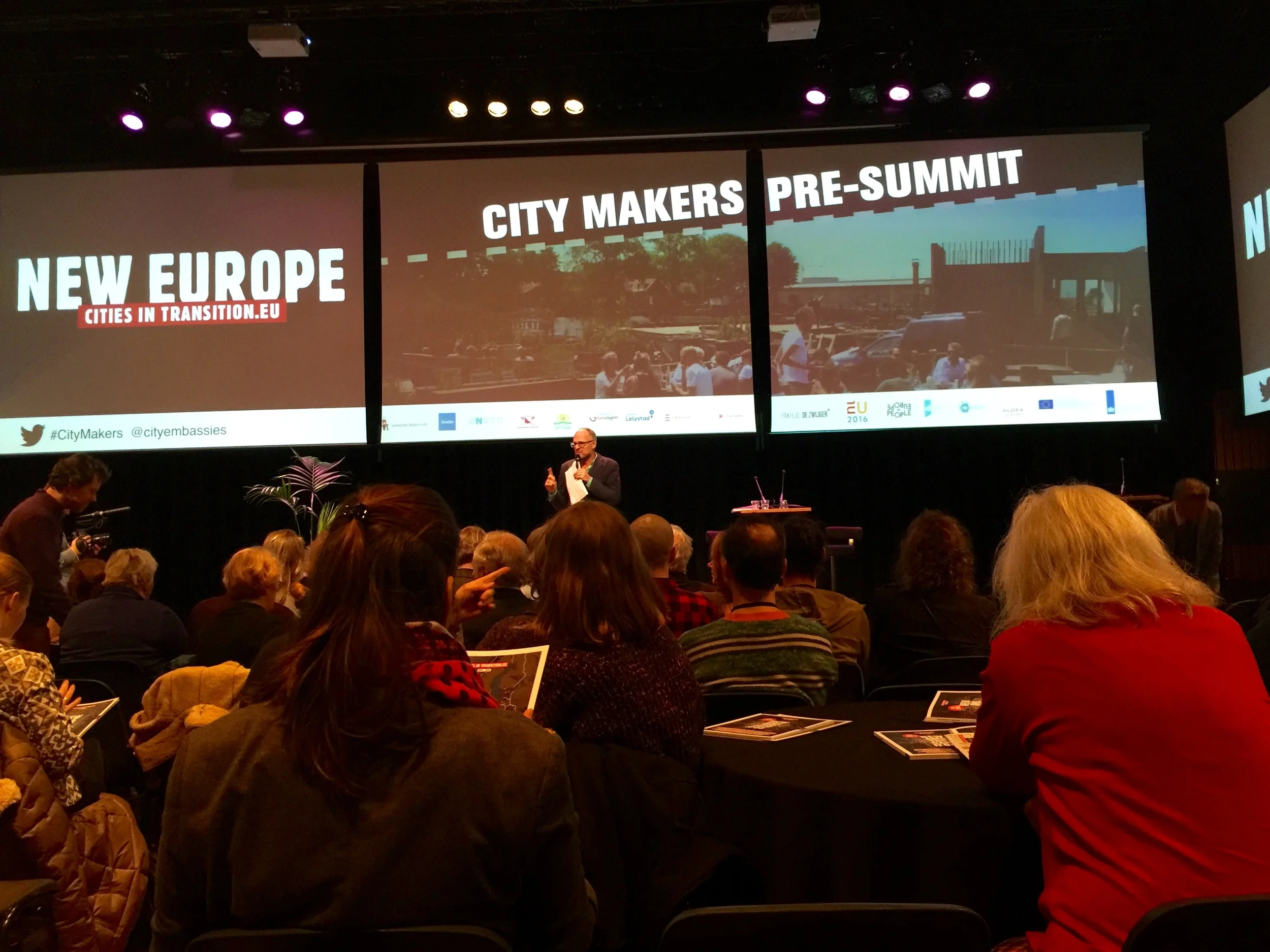 New Europe City Makers Pre-Summit on 4 and 5 February at Pakhuis de Zwijger, Amsterdam.