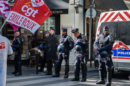 Demonstration in progress