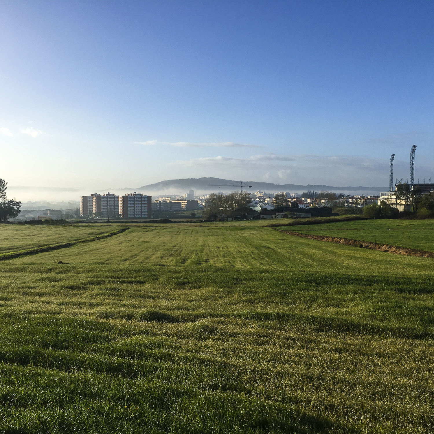 Sunrise over Barcelos, Easter morning 