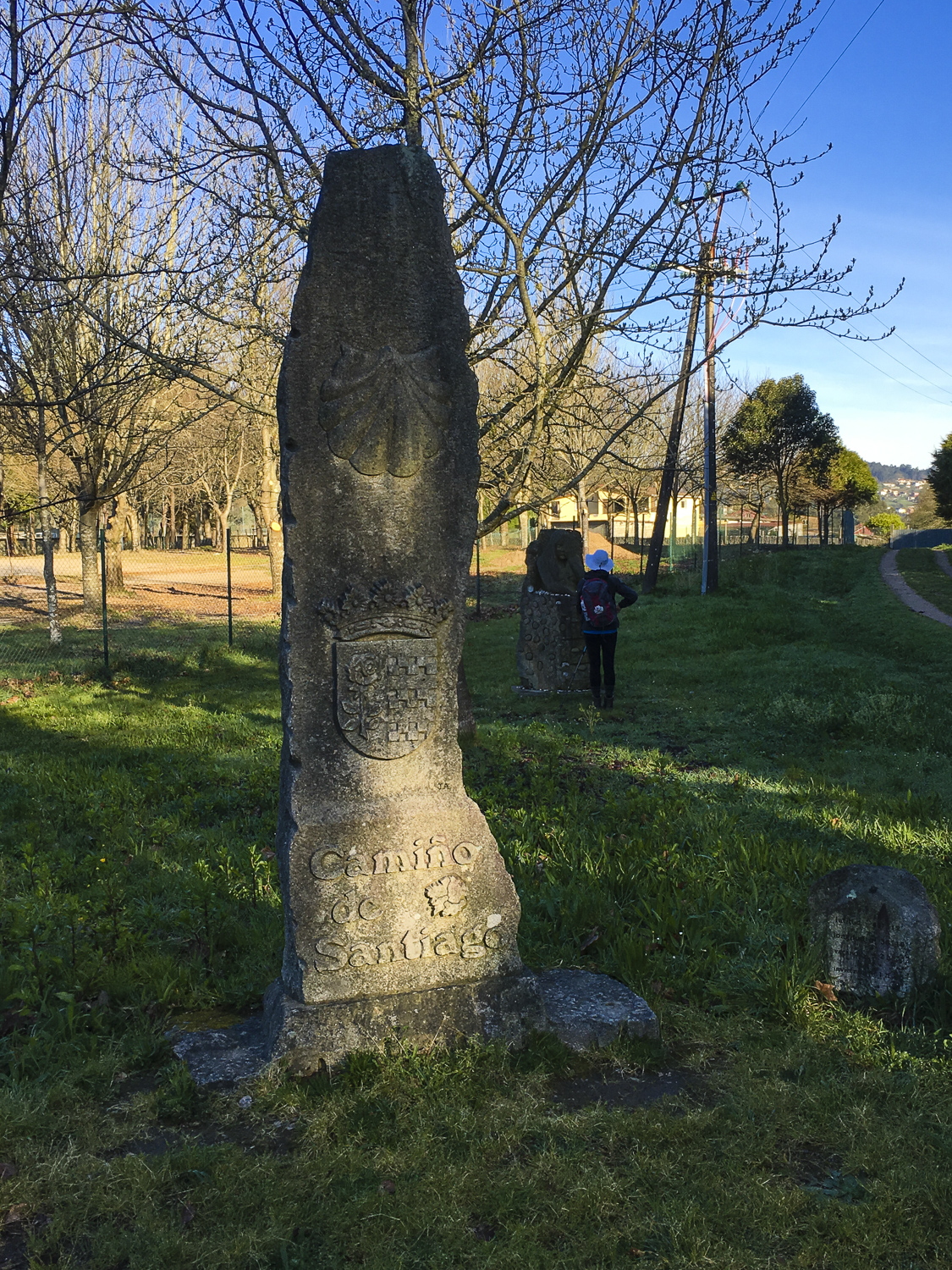 Old Camino way marker