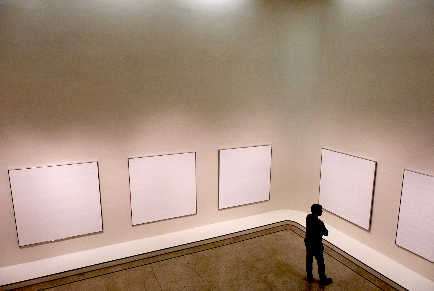 Agnes Martin show at the Guggenheim