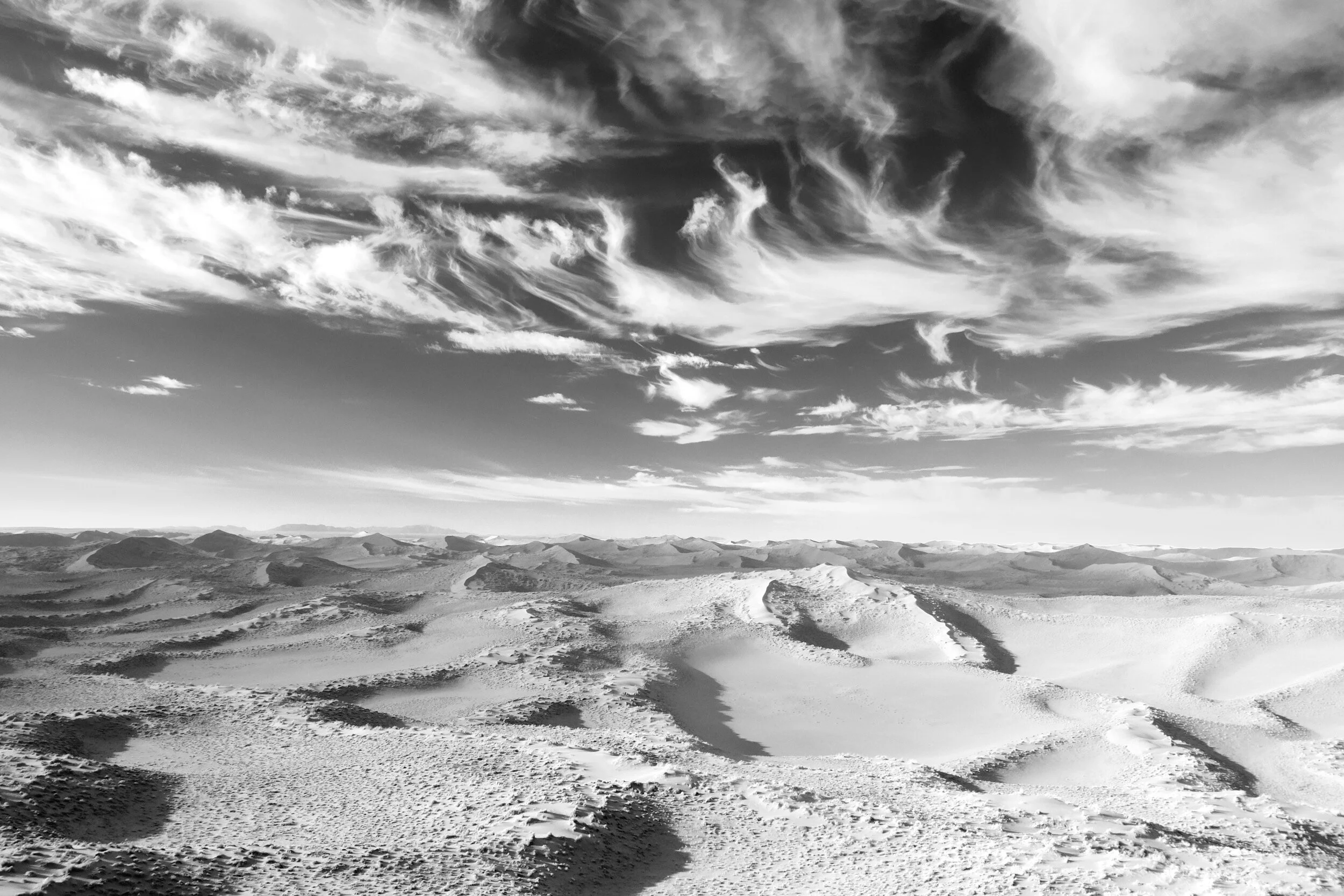  Sossusvlei desert from helicopter, Namibia, 2013 - Landscape002 
