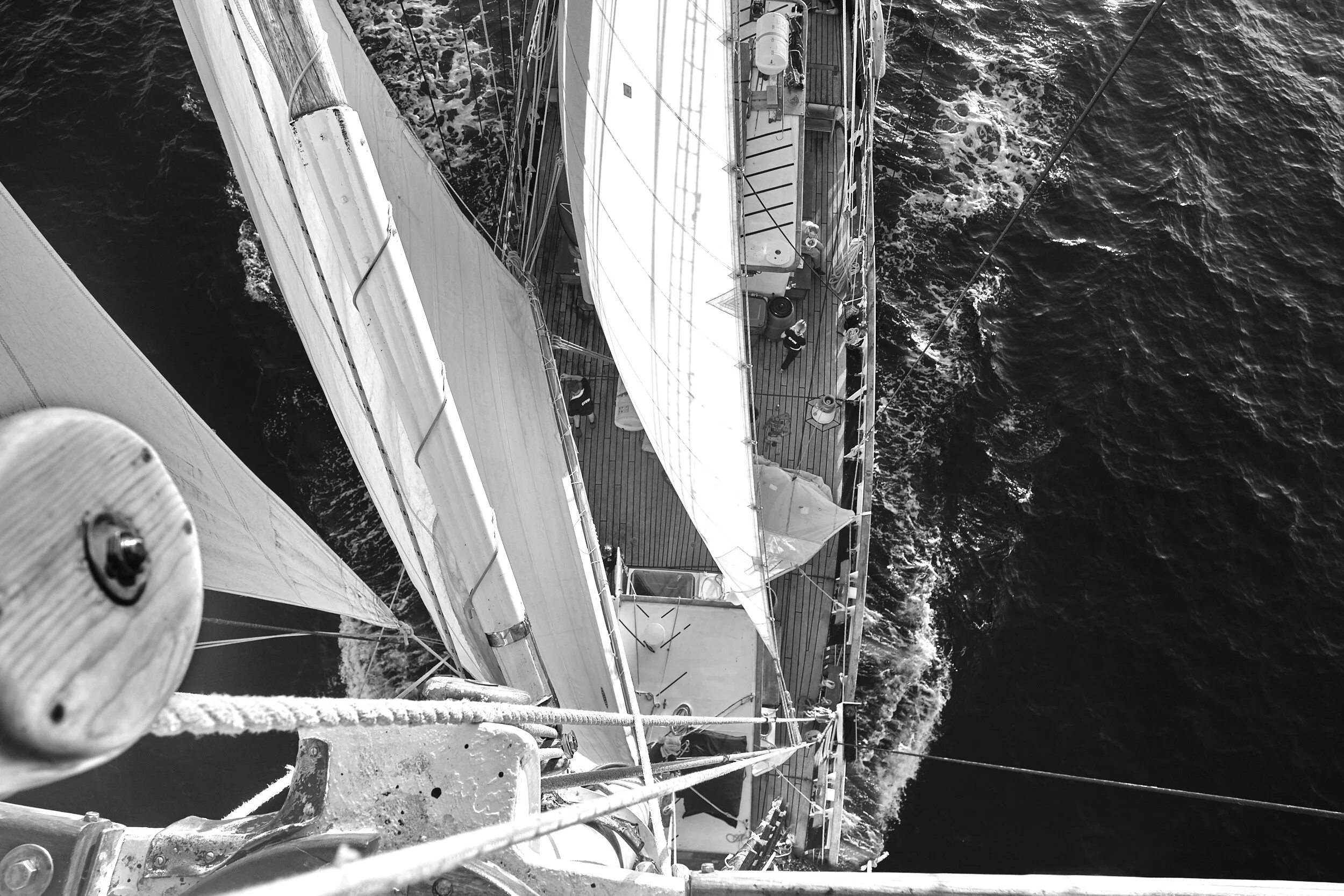  Blue Clipper, mizzen mast crosstrees, Mid-Atlantic, 2019 - Landscape019 