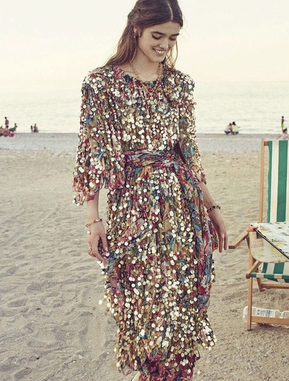 alexandra micu for VOGUE MEXICO Dolce & Gabbana couture