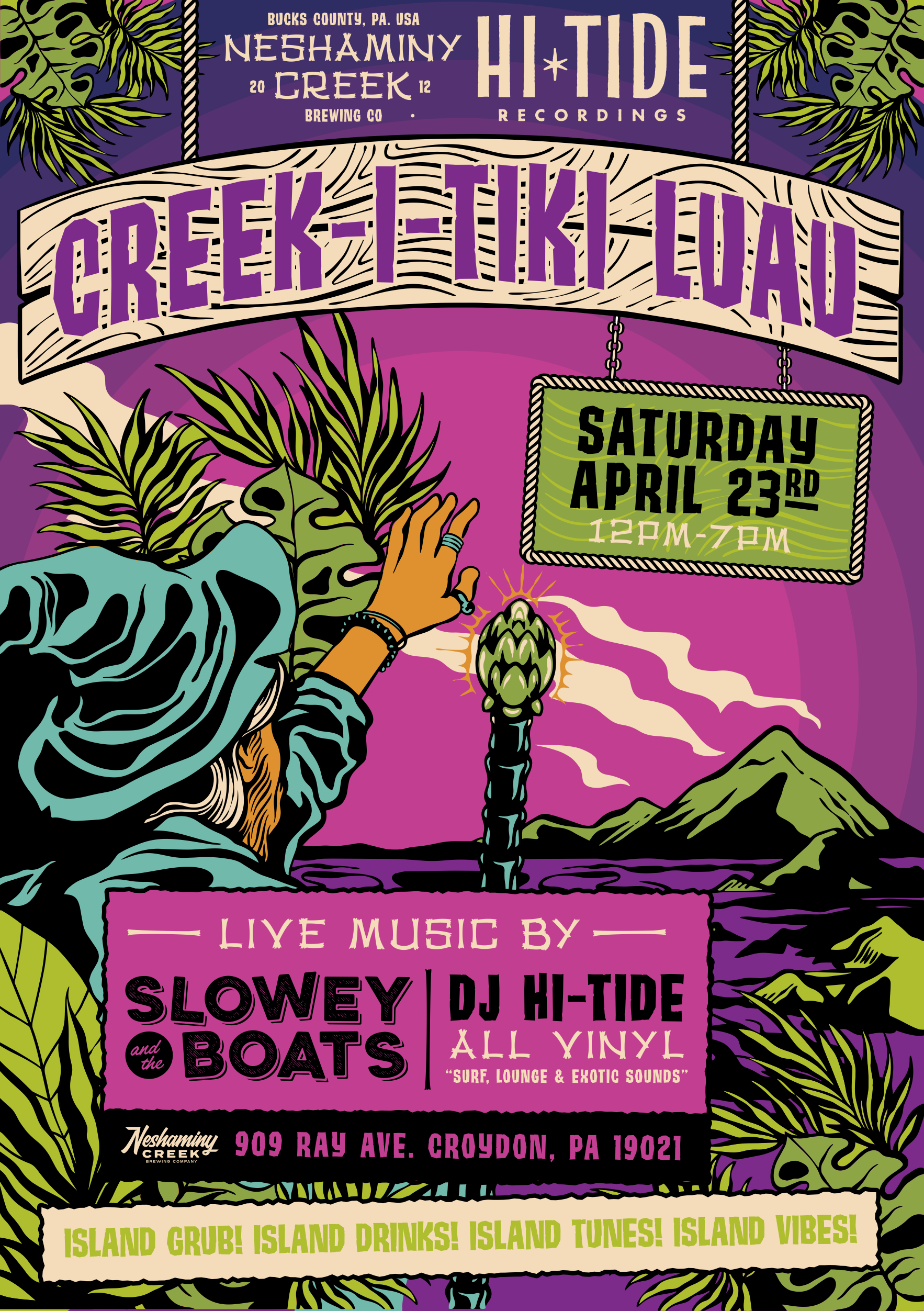 Creek-I-Tiki-Luau at Neshaminy Brewing Co.