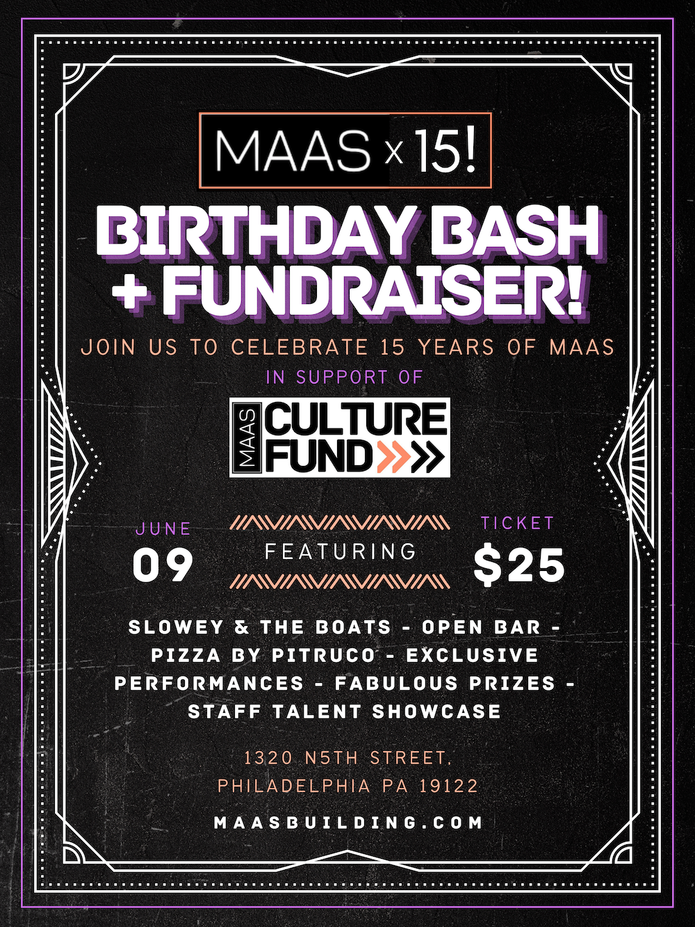 MAAS Building Culture Fund Party