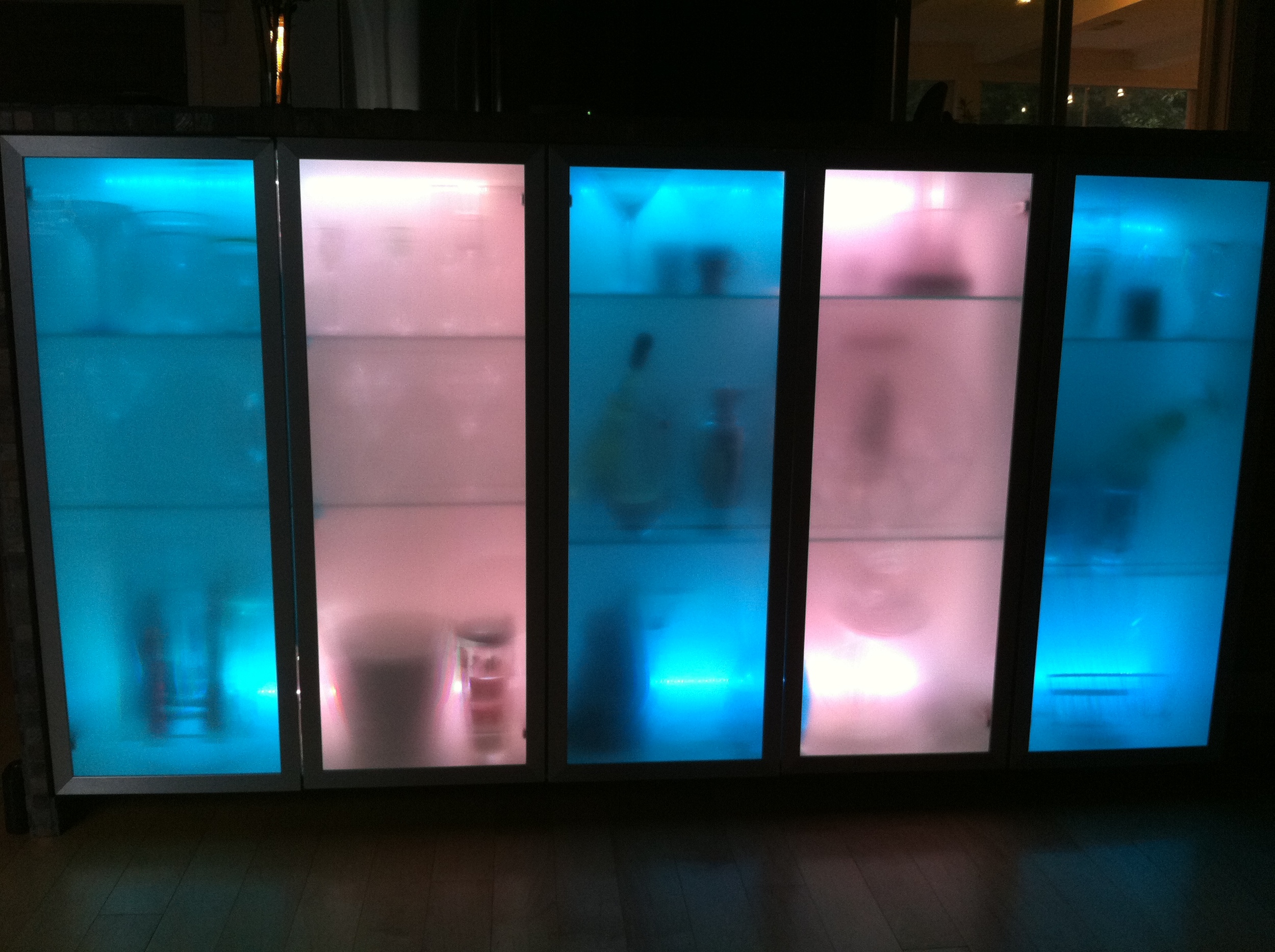 Lighted Cabinets