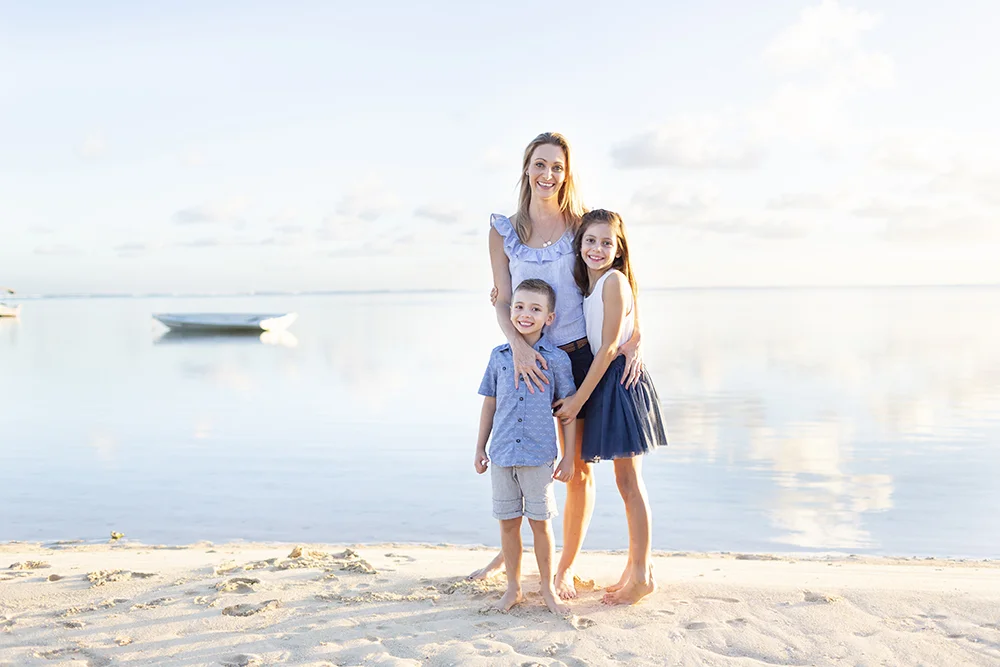 Destination Fine Art Family Photosession Photoshoot in Mauritius