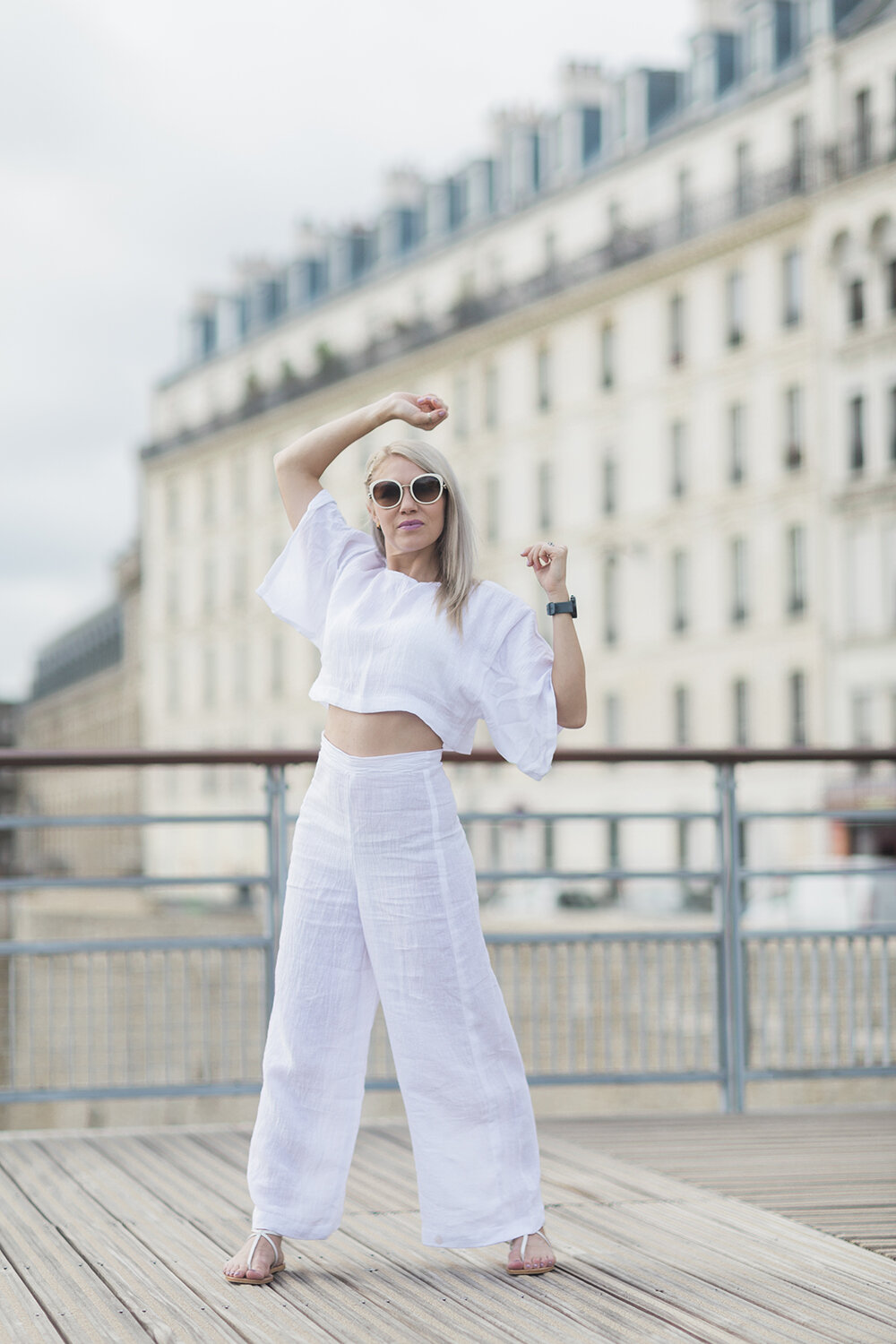 White Lionen Outfit in Paris