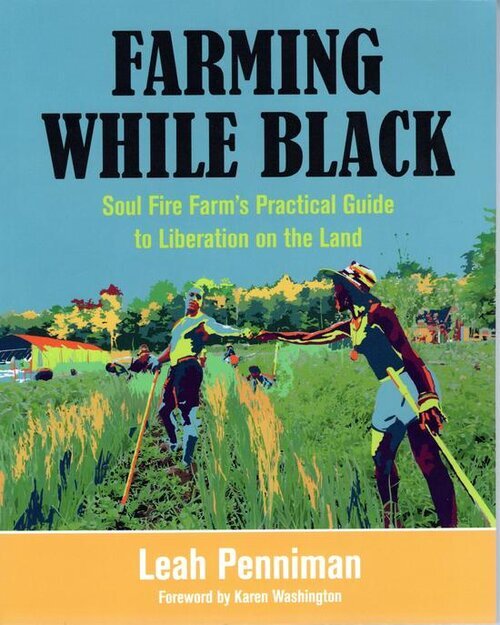 Photo of the front cover of Farming While Black (book)