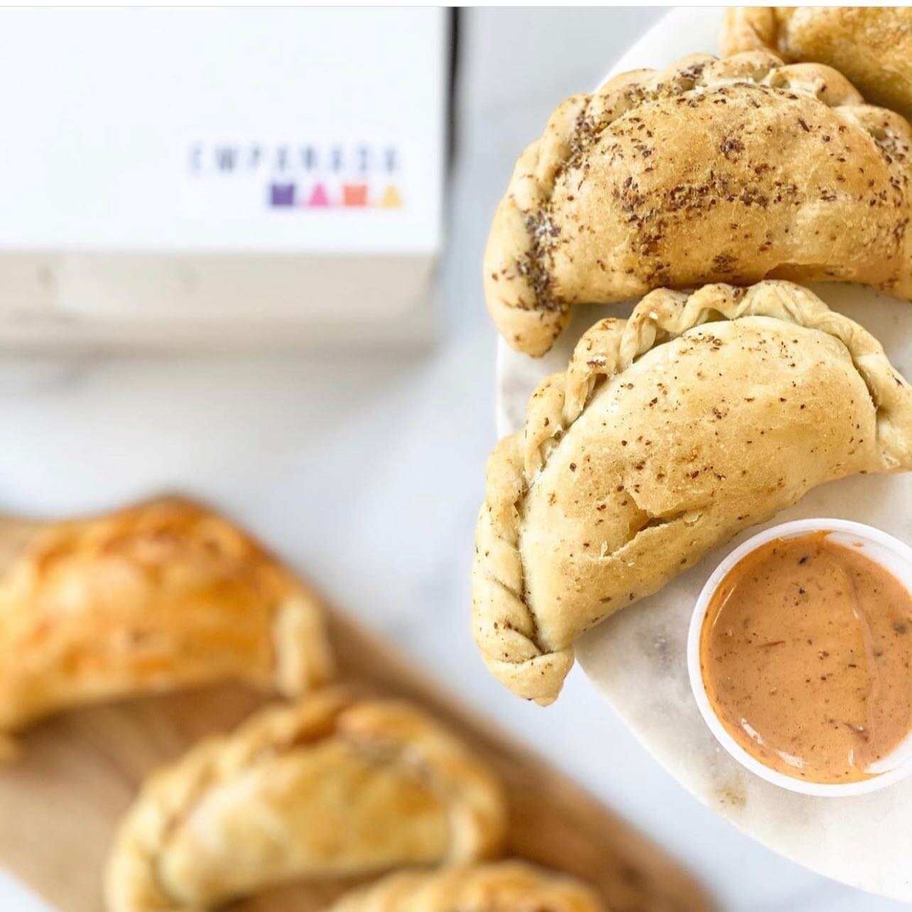 Sometimes thinking out of the box for dinner, just requires opening one up!!! 

Believe it or not, you can travel the world in a dozen empanadas this week 🌎 We&rsquo;re offering a variety of flavors inspired by international travels. 

Korean Beef- 