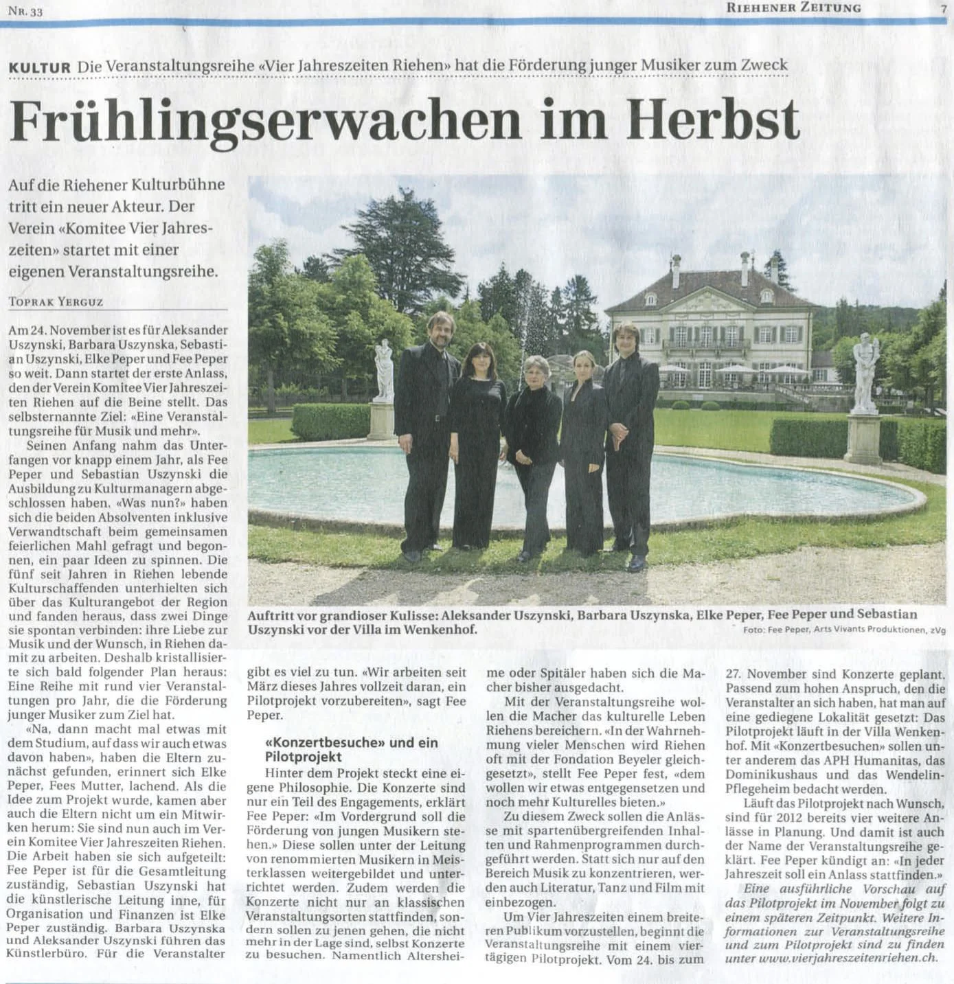 Riehener Zeitung 19.8.2011