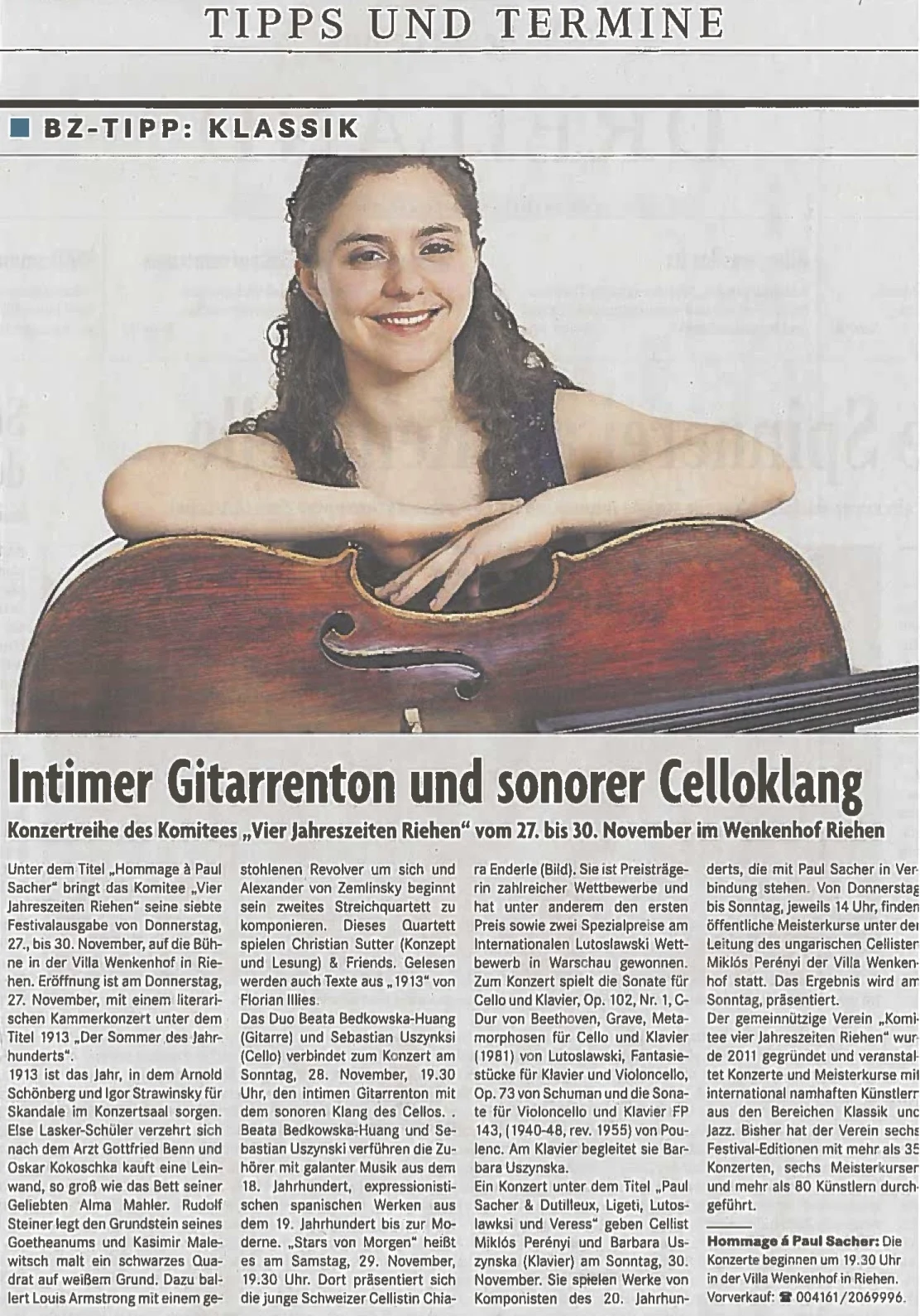 Badische Zeitung 24.11.2014