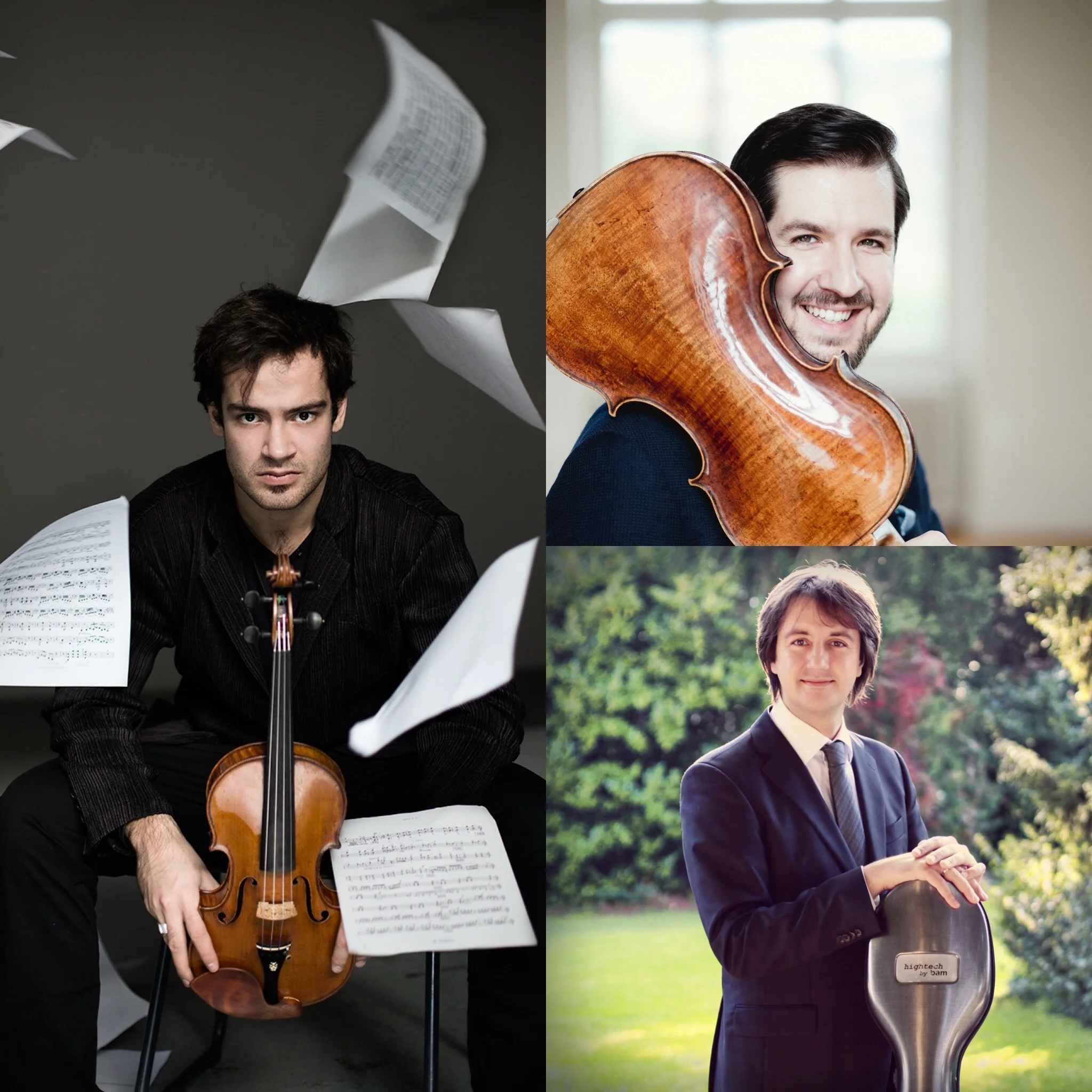 Marc Bouchkov, Violine Lech Antonio Uszynski, Viola Sebastian Uszynski, Cello