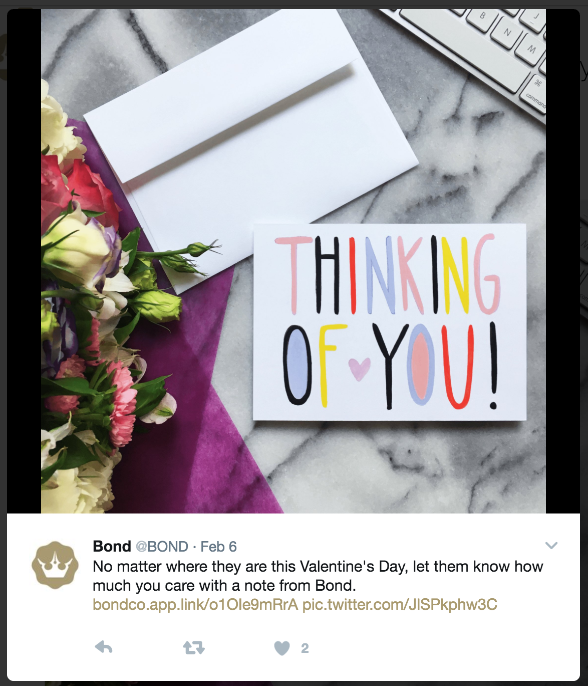 Social media, Valentine's Day