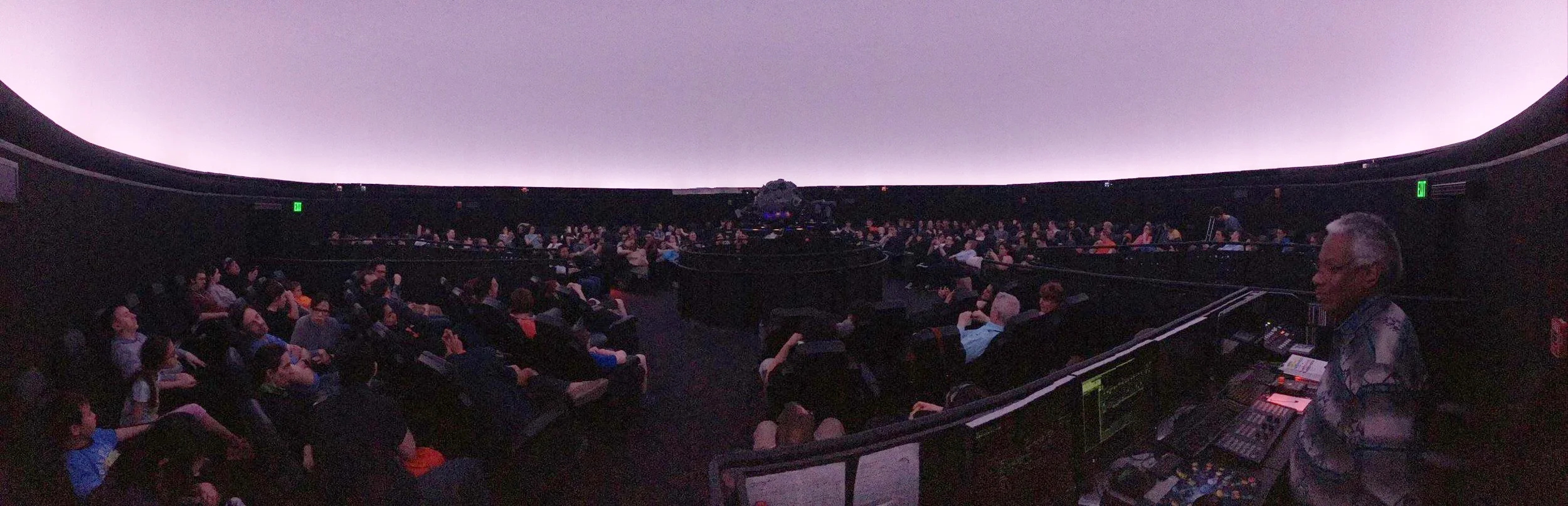 Running Space Station at the Charles Hayden Planetarium at Boston Museum of Science for Cambridge Science Week 2016.