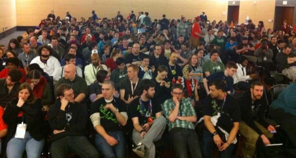 Running events at PAX-East 2011 in Boston.