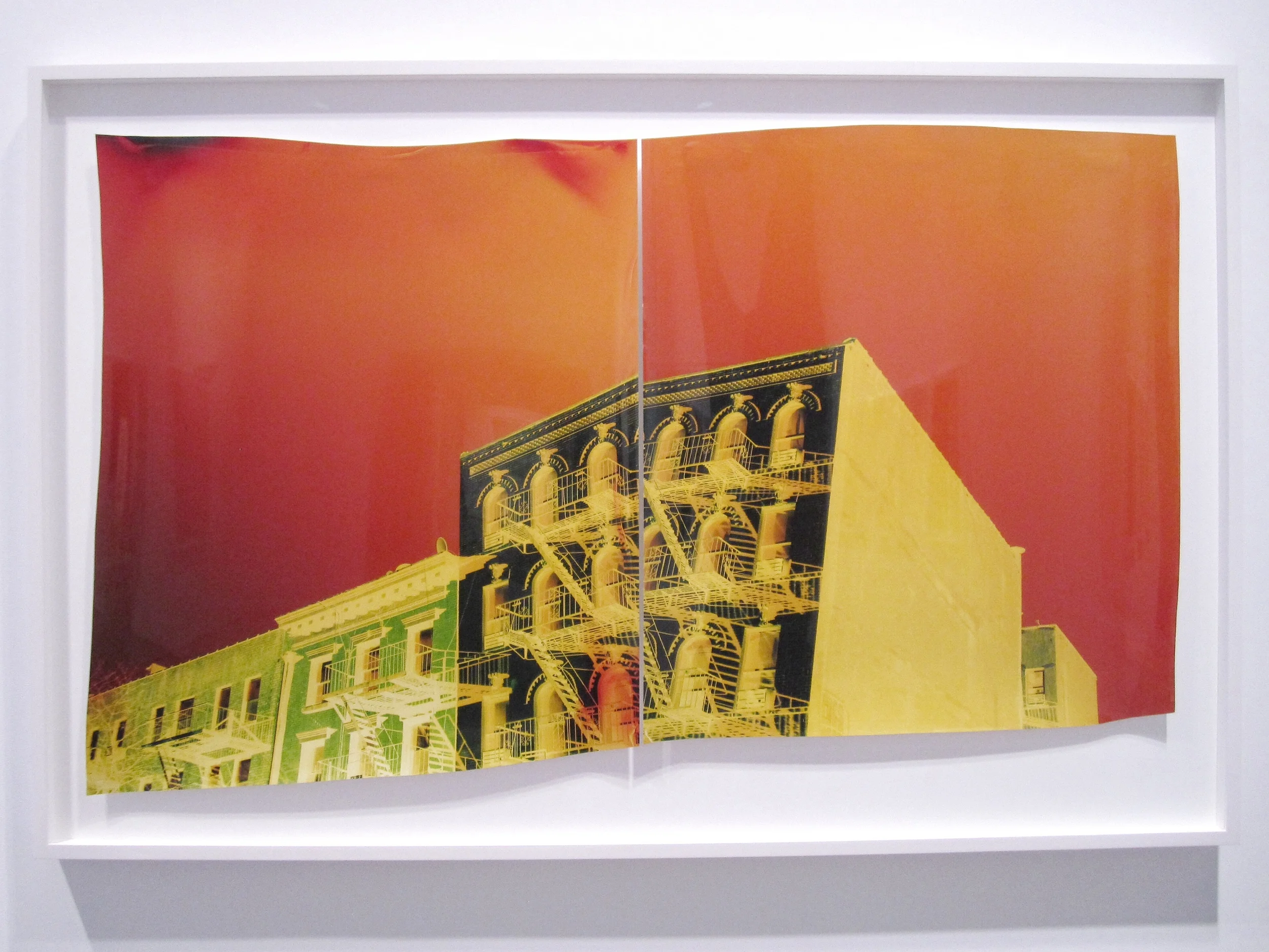 John Chiara, E14th Street at Avenue A , Two Negative Chromogenic Photographs, 2015