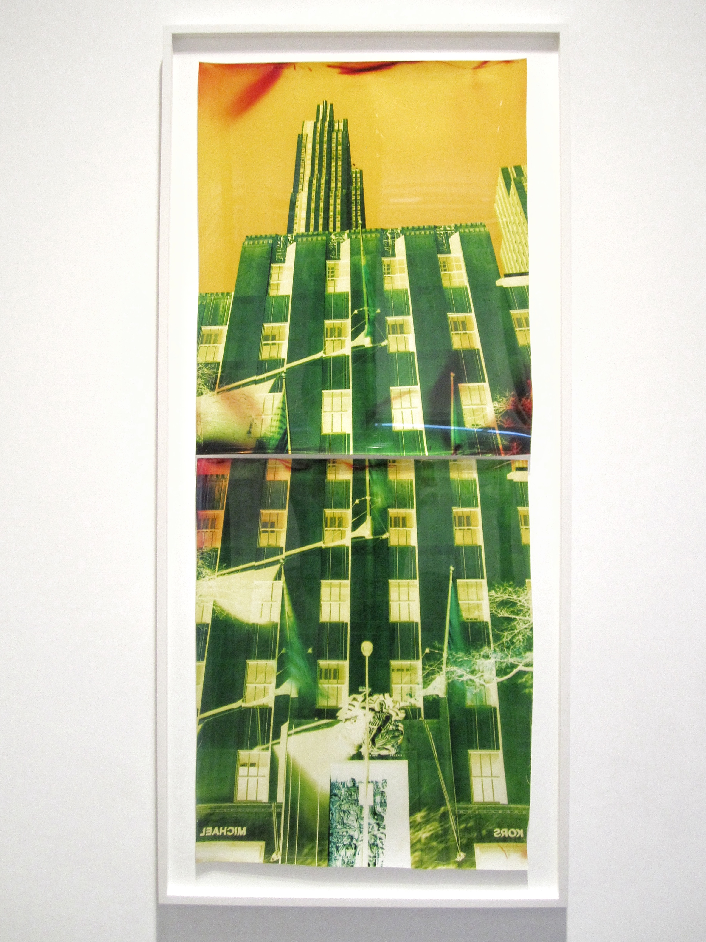 John Chiara, work from WEST SIDE AT TIORONDA exhibition, Negative Chromogenic Photograph