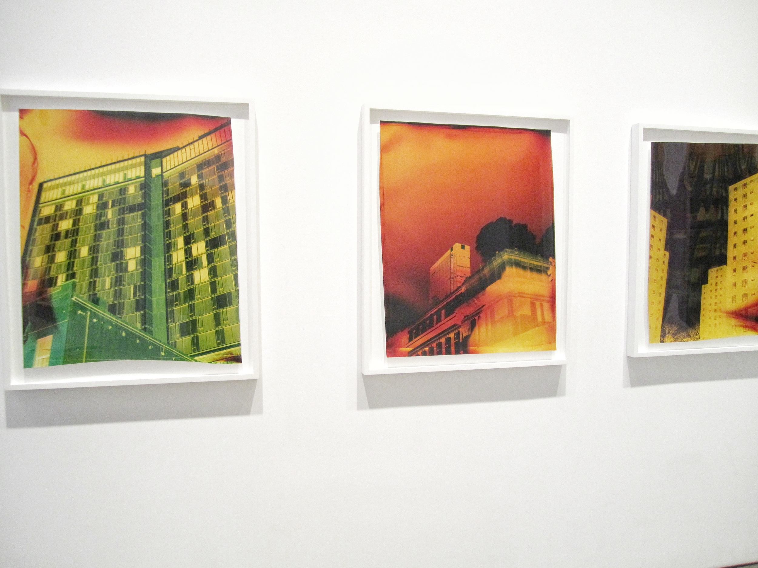 John Chiara, works from WEST SIDE AT TIORONDA exhibition, Negative Chromogenic Photographs