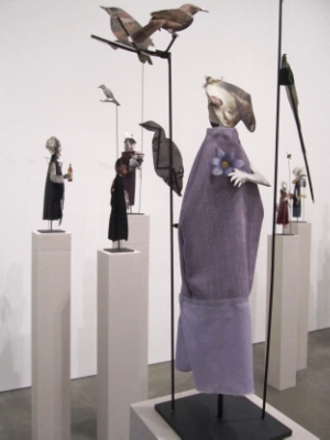Geoffrey Farmer, from The Surgeon and the Photographer , 2009-ongoing, Paper, textile, wood, and metal.