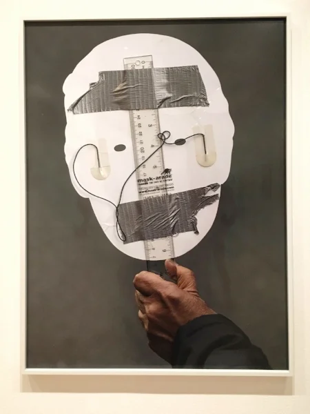 Matthew Connors (American, born 1976), Mask in Reverse, 2016. Pigmented inkjet print.