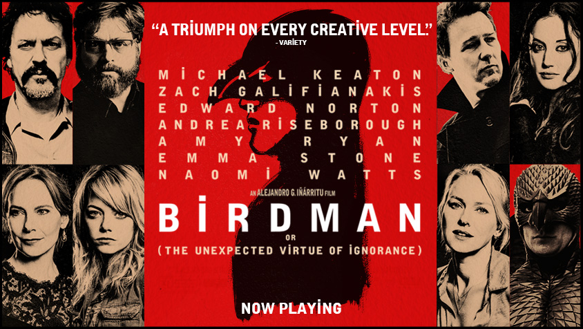 Alejandro G. Inarritu, Birdman (2014), winner of numerous awards including the Best Picture at the 2015 Academy Awards