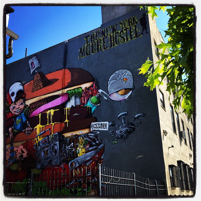 Day 1 was spent traveling and arriving at the home base for the New York leg of our field school-- the New York Moore Hostel in East Williamsburg Brooklyn.