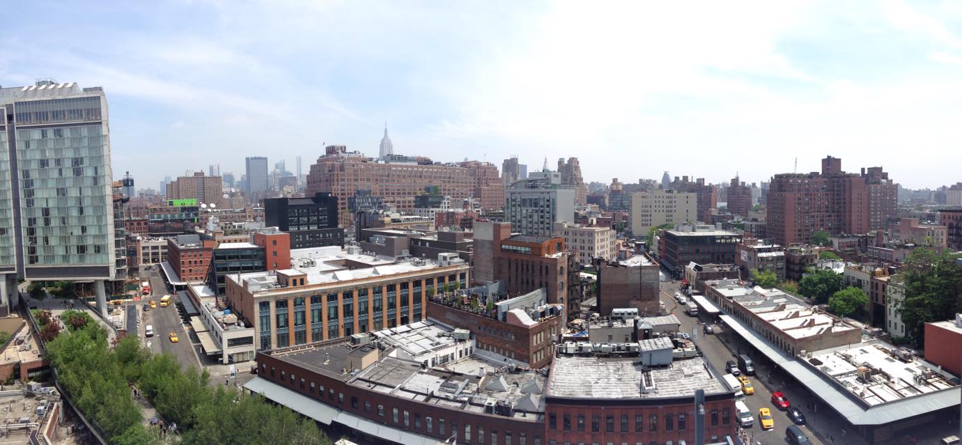 Jessica captured this fantastic panoramic shot of the Meatpacking District from the top of the new Whitney Museum.