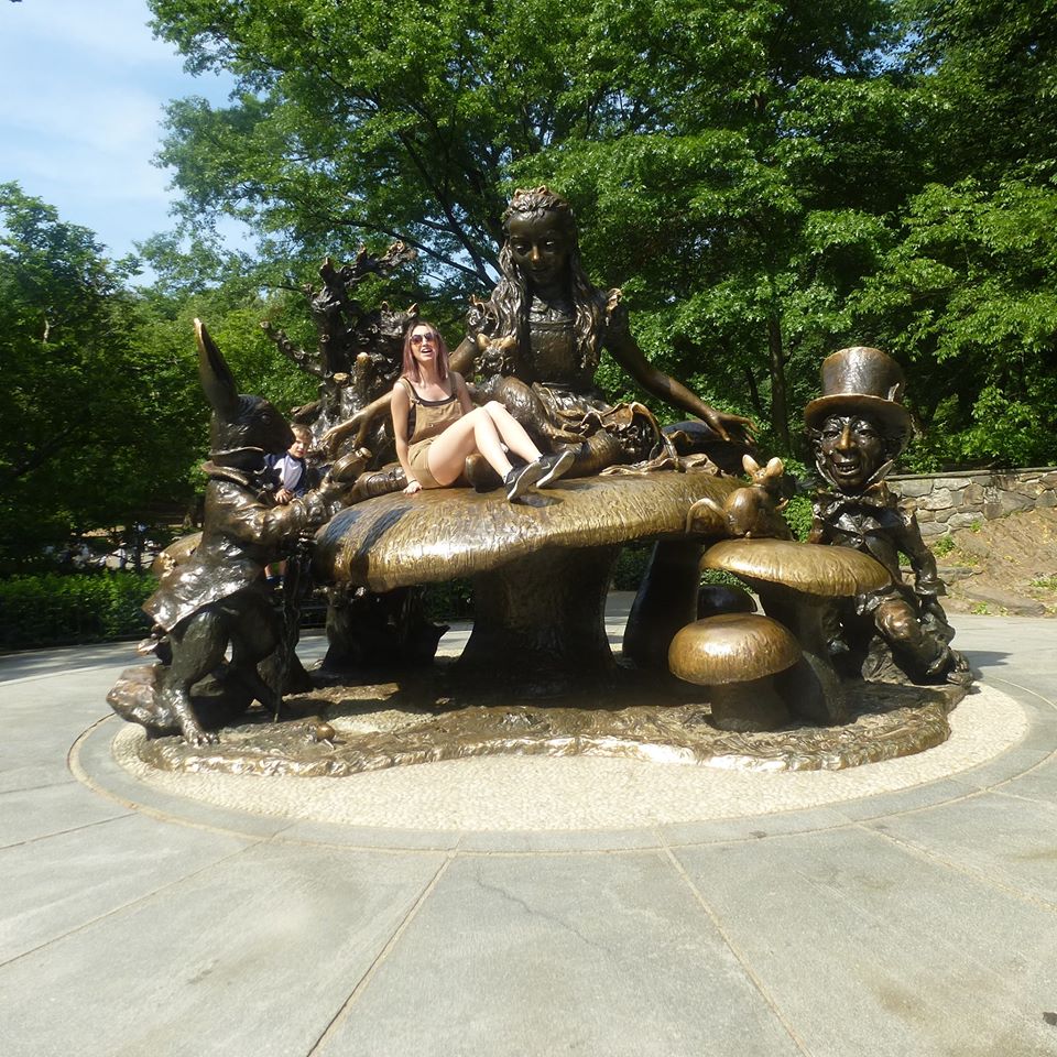 Michelle enjoying herself in Central Park!