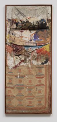 Cody was assigned Robert Rauschenberg's The Bed (1955) from the MoMA collection.