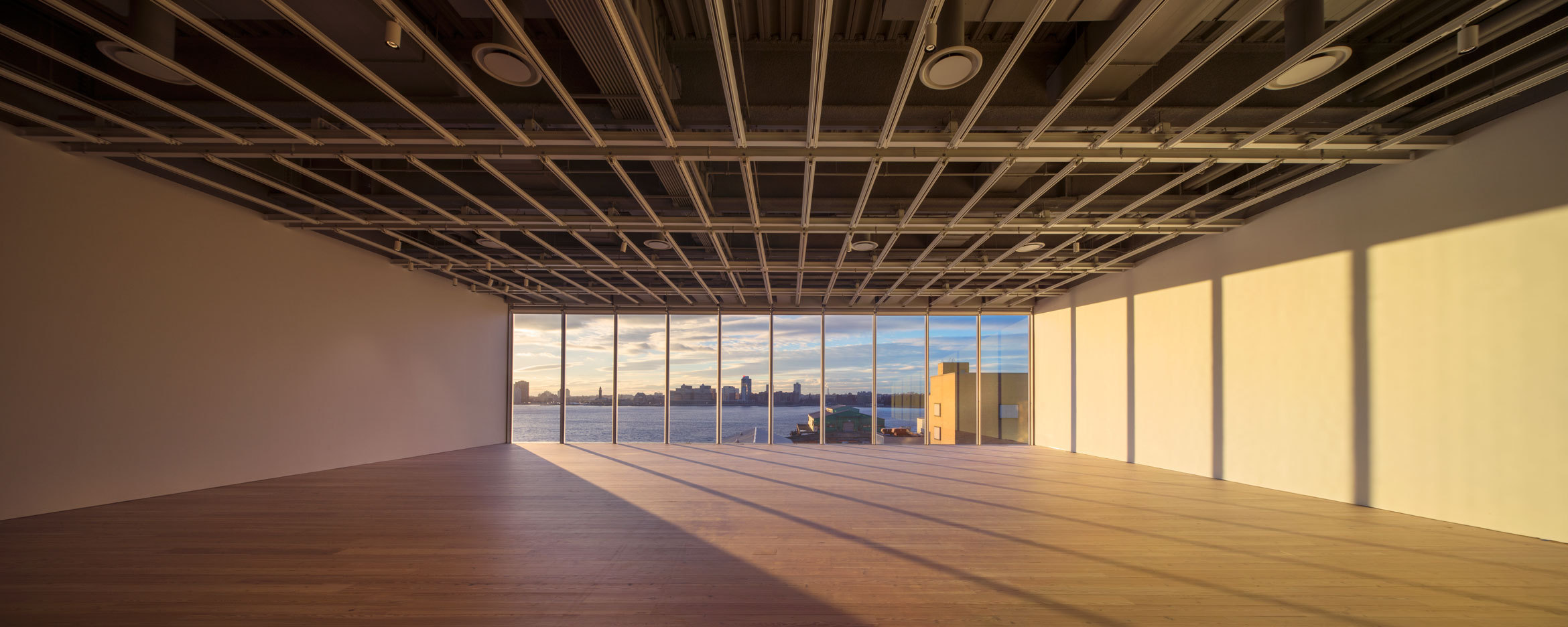 The fifth floor of the Whitney features over 18,000 square feet of open space and will be the home to Andrea Fraser's new site-specific work Down the River.