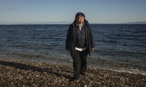 "Ai Weiwei sets up studio on Greek island to highlight plight of refugees"