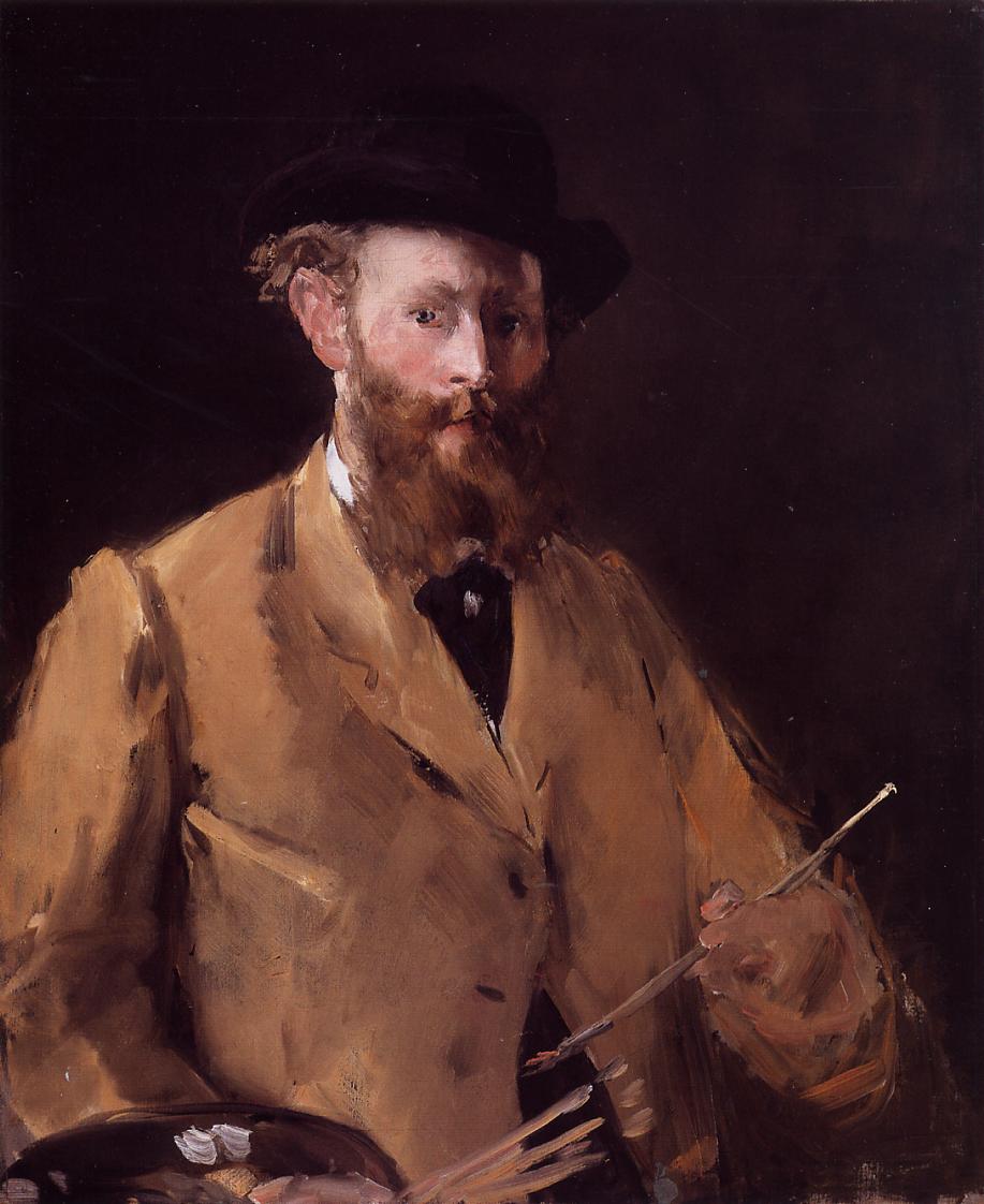 Edouard Manet, a French nineteenth century painter and one of the most influential painters on the Impressionist movement produced Olympia. This is a self portrait from 1878.