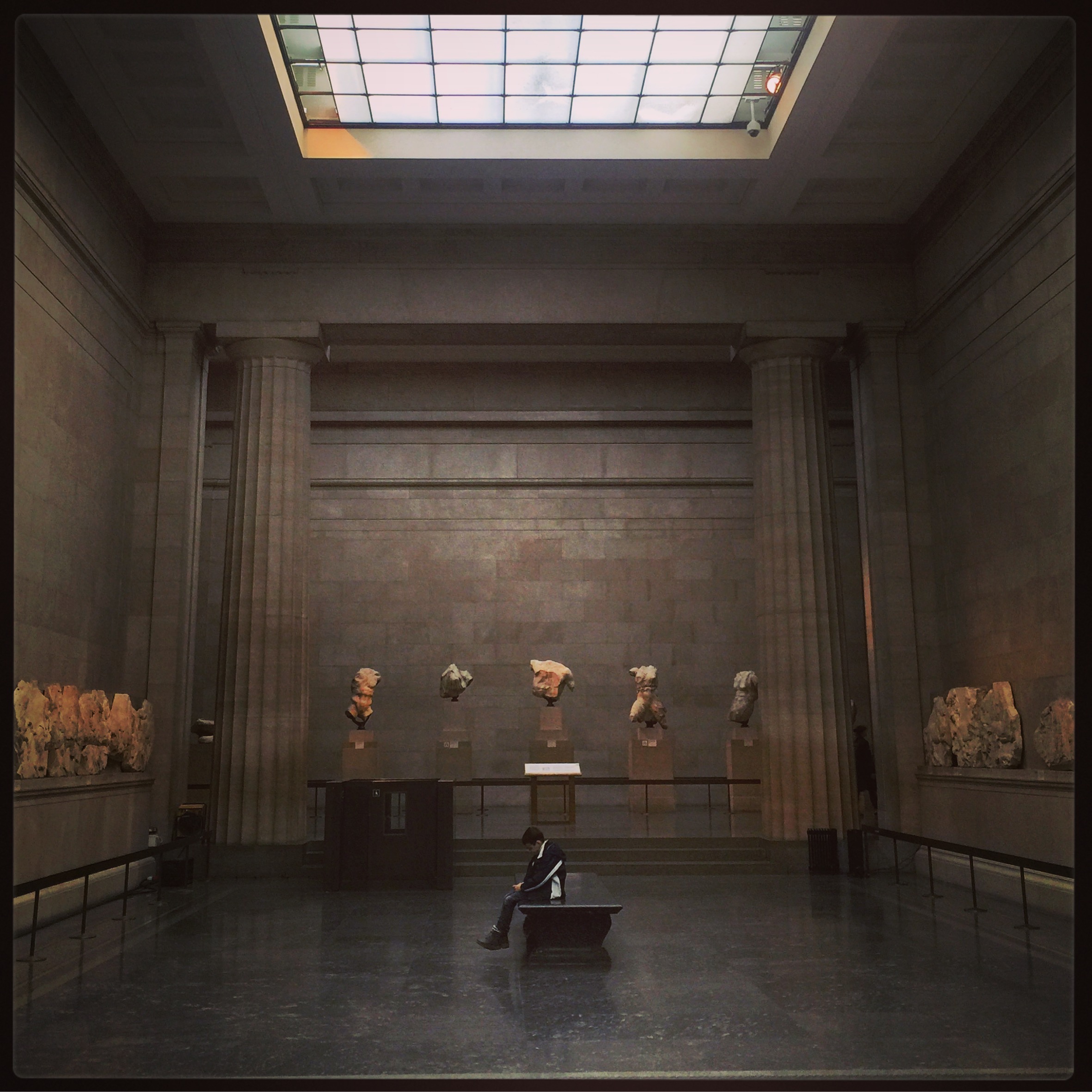  The quiet spaces of the Elgin marbles rooms was unexpected but very welcome. 