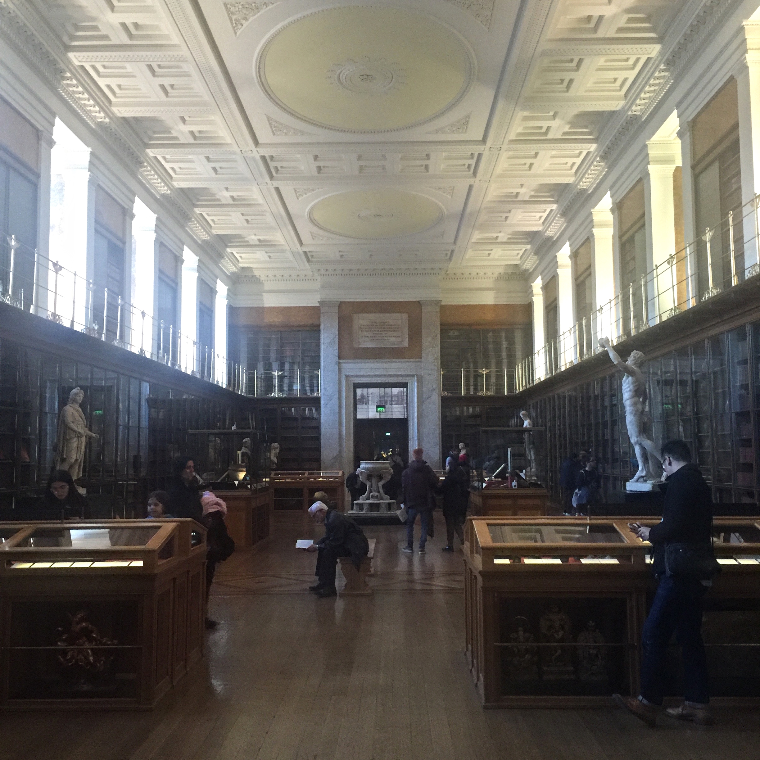  The Enlightenment room ended up as a surprise favourite space on my visit. It reminds me of my own scholarly training and roots. 