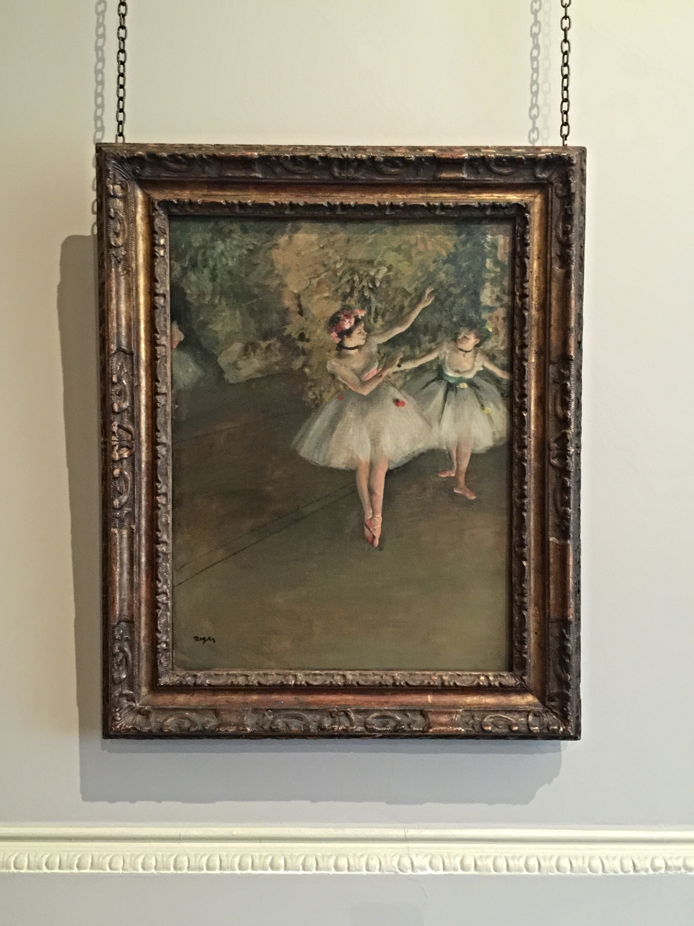 Edgar Degas, Two Dancers on a stage (1874)