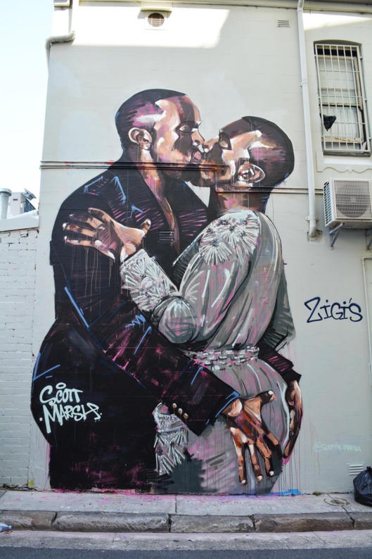 "You’ll Love This Mural of Kanye Kissing Kanye Like Kanye Loves Kanye"