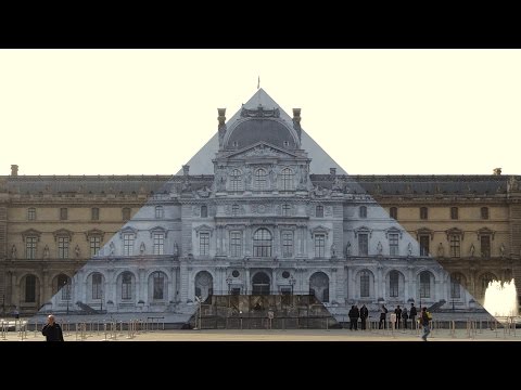 JR au Louvre