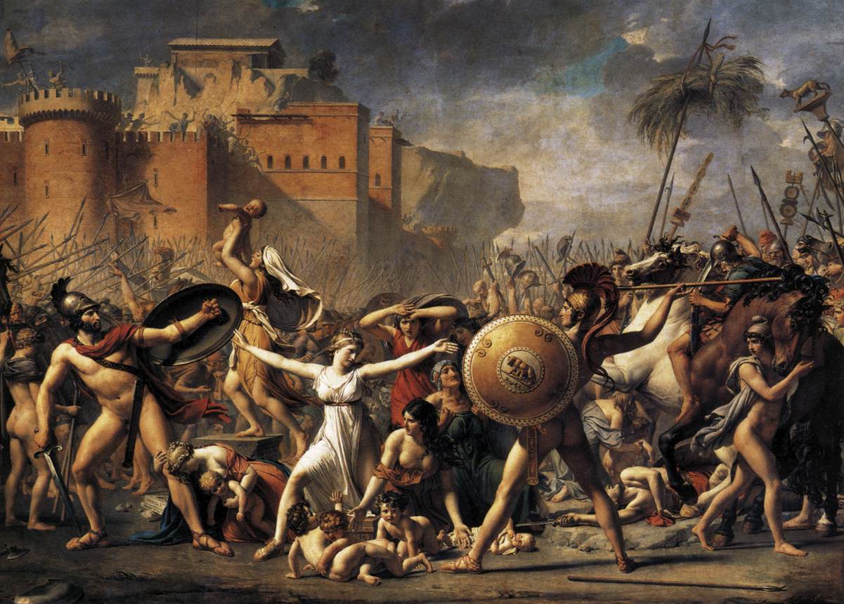 Jacques Louis David, Intervention of the Sabine Women (1796-1799)