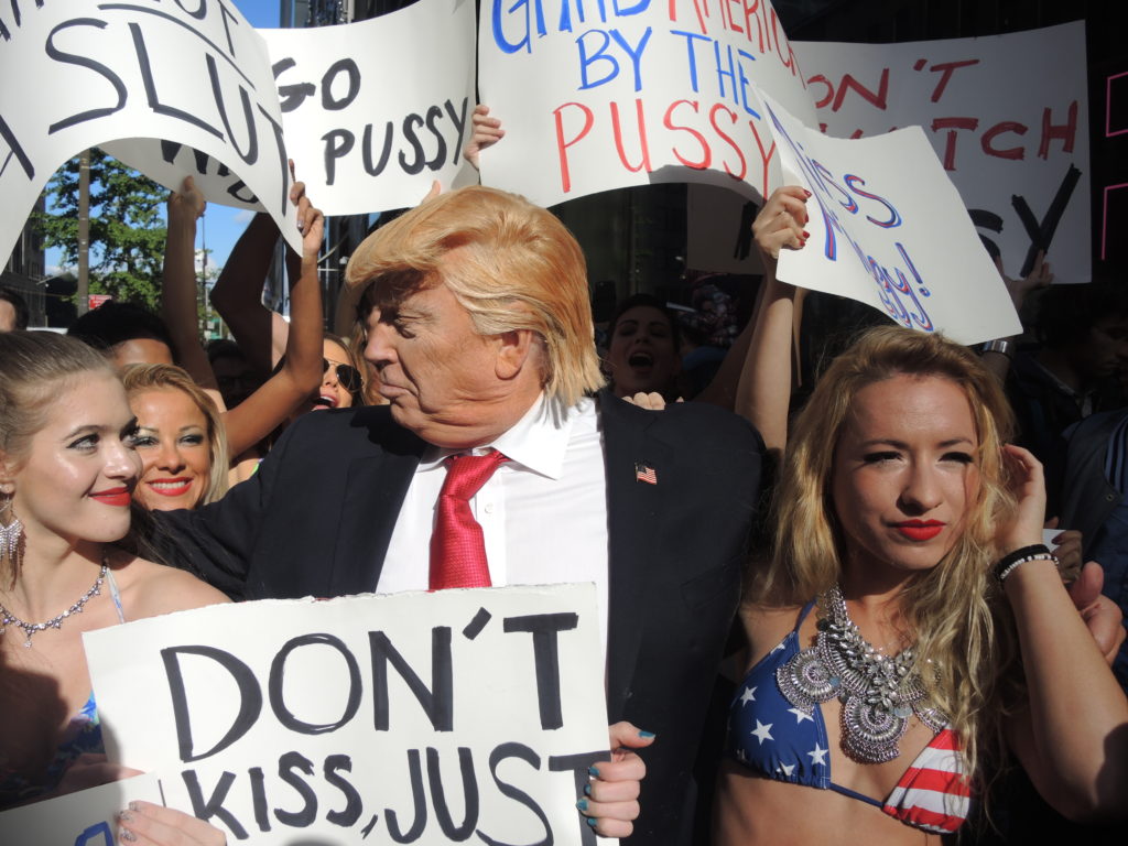 "Donald Trump Lookalike Causes a Ruckus on Fifth Avenue With Performance Art Piece"